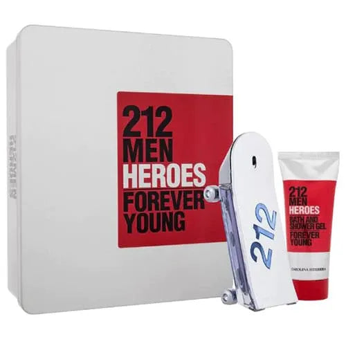 Estuche 212 Men Heroes Carolina Herrera Set Perfume Hombre 100ml