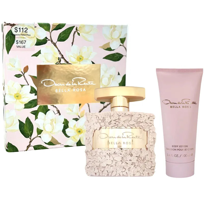 Estuche Bella Rosa Oscar De La Renta Set 100ml Edp