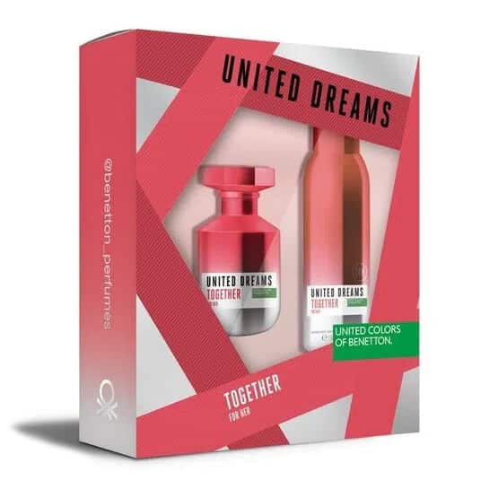 Estuche Benetton Together United Dreams Set - 80ml - Eau De Toilette - Mujer