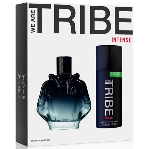 Estuche Benetton We Are Tribe Intense Set - Eau De Parfum - 90ml - Hombre