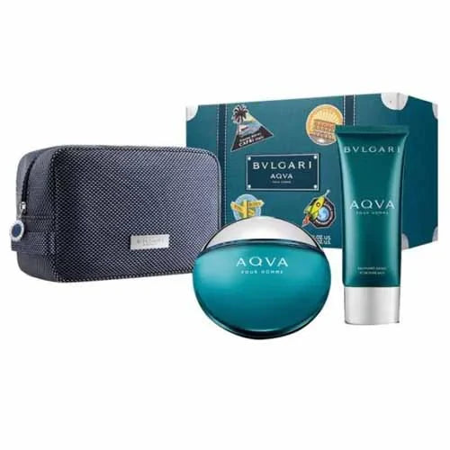 Estuche Bvlgari Aqva Pour Homme Set - 100ml - Hombre - Eau De Toilette