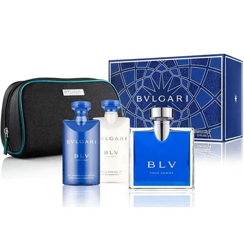 Estuche Bvlgari Blv Pour Homme Set Perfume - 100ml - Eau De Toilette - Hombre