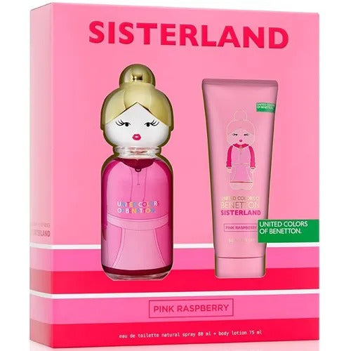 Estuche Sisterland Pink Raspberry Benetton Set - Eau De Toilette - 80ml - Mujer