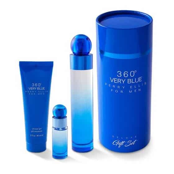 Estuche 360 Very Blue For Men Set Perry Ellis - 100ml - Eau De Toilette - Hombre