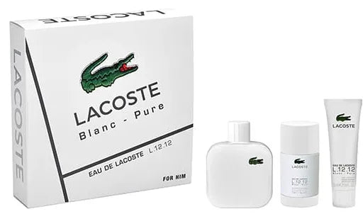 Perfume Lacoste Blanc Pure Set Perfume Estuche 100Ml