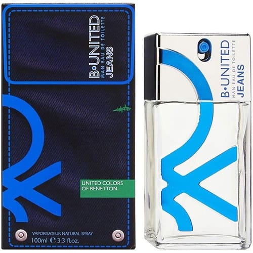 Perfume Benetton B United Jeans Hombre - 100ml - Eau De Toilette