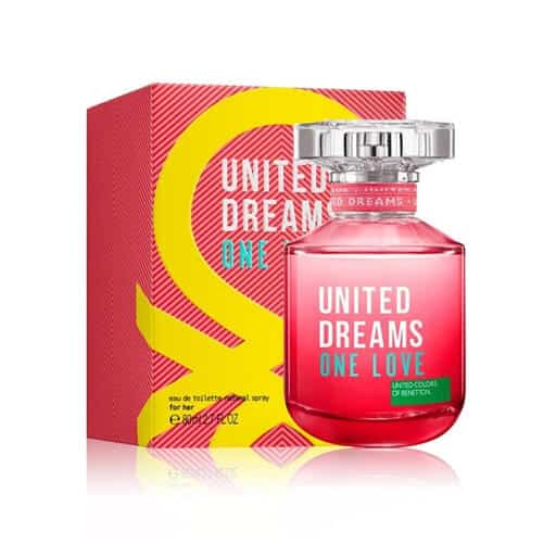 Perfume Benetton One Love Mujer United Dreams - 80ml - Eau De Toilette