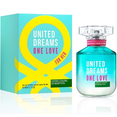 Perfume Benetton One Love United Dreams - Mujer - 80ml - Eau De Toilette