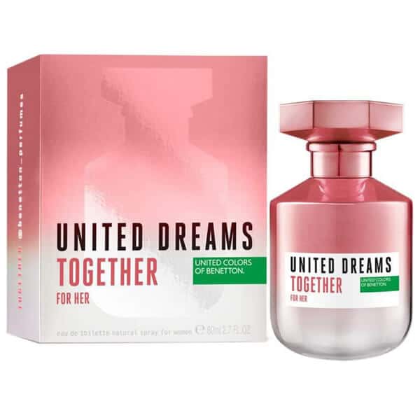 Perfume Benetton Together For Her United Dreams - Unisex - 80ml - Eau De Toilette