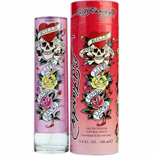 Perfume Ed Hardy Christian Audigier Para Mujer Life Love Luck - 100ml - Eau De Parfum