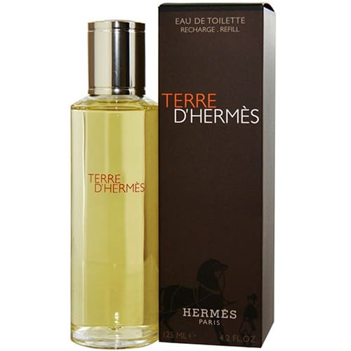 Perfume Terre D´hermes Recargable Recharge Refill - 125ml - Eau De Toilette - Hombre