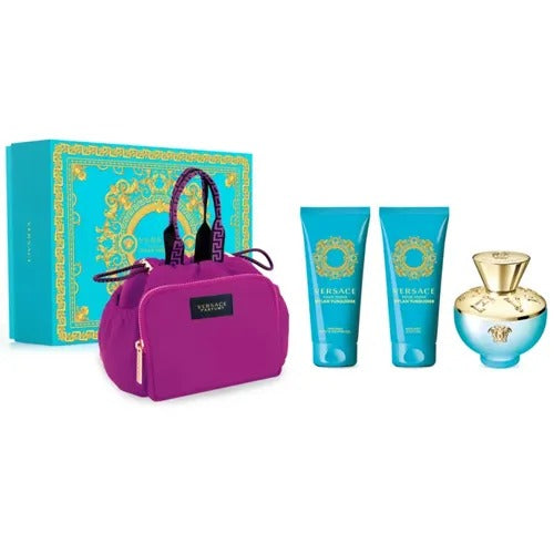 Set Dylan Blue Turquoise Pour Femme Versace - Eau De Parfum - 100ml - Hombre