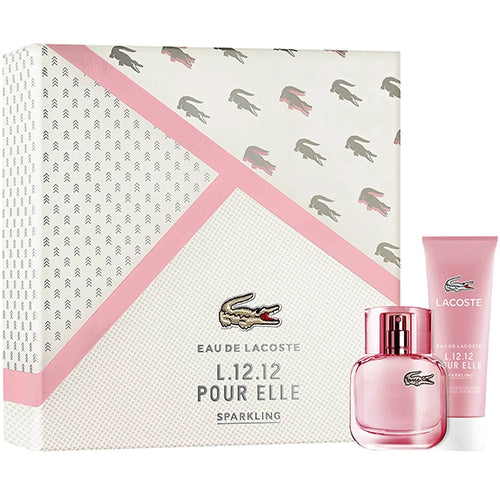 Perfume Lacoste Sparkling Pour Elle Set Perfume Estuche 90 Ml