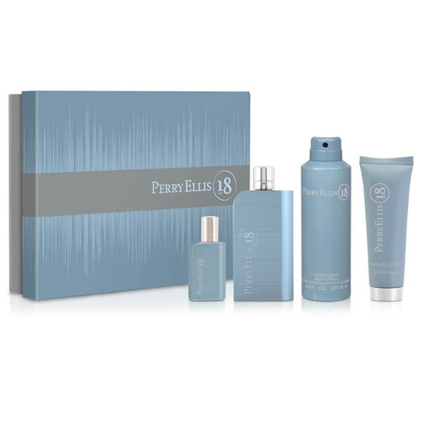 Estuche 18 For Men Set Perry Ellis - 100ml - Eau De Toilette - Hombre