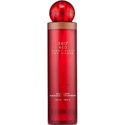 Splash 360 Red For Women Perry Ellis - 236ml - Body Mist Spray - Mujer